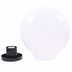 vidaXL 2x LED Bowl Lamps Spherical 30cm PMMA Outdoor Garden Lighting Fixture - Additional view 4