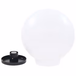 vidaXL 2x LED Bowl Lamps Spherical 40cm PMMA Outdoor Garden Lighting Fixture - Additional view 4