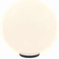 vidaXL LED Bowl Lamp Spherical 50cm PMMA Outdoor Garden Yard Lighting Fixture