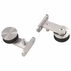 vidaXL Sliding Door Hardware Kit 183cm Stainless Steel Silver Home Barn Gate - Additional view 4