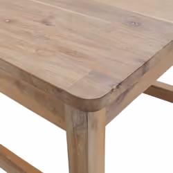 vidaXL 2x Solid Wood Acacia Dining Chairs Home Kitchen Dinner Furniture Seat - Additional view 11