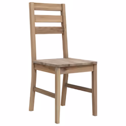 vidaXL 2x Solid Wood Acacia Dining Chairs Home Kitchen Dinner Furniture Seat - Additional view 8