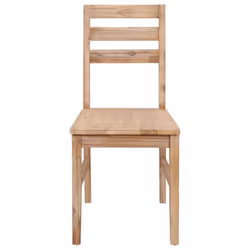 vidaXL 4x Solid Wood Acacia Dining Chairs Home Kitchen Dinner Furniture Seat
