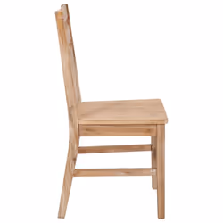 vidaXL 4x Solid Wood Acacia Dining Chairs Home Kitchen Dinner Furniture Seat