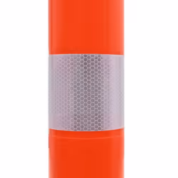 vidaXL 2x Traffic Control Bollards  Plastic 75cm Road Parking Barrier Posts - Additional view 4