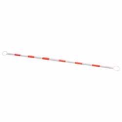 vidaXL 2x Retractable Traffic Cone Bars Plastic 116-197 cm Signs Retractable