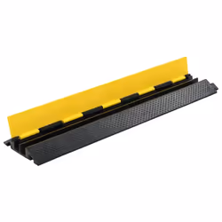 vidaXL 4x Cable Protector Ramps 2 Channels Rubber 101.5cm Conduit Wire Cover
