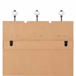 vidaXL Wall-mounted Coat Rack with 6 Hooks 120x40cm LIVE LIFE Hanger Holder - Additional view 5