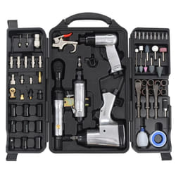 vidaXL 70 Piece Air Tool Kit Set Impact Ratchet Wrench Hammer Socket Adapter