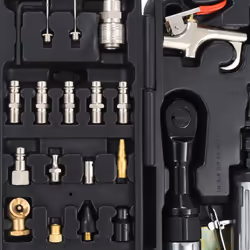 vidaXL 70 Piece Air Tool Kit Set Impact Ratchet Wrench Hammer Socket Adapter