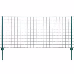 vidaXL Euro Fence Set 20x1.5m Steel Green Outdoor Garden Patio Wire Mesh Panel
