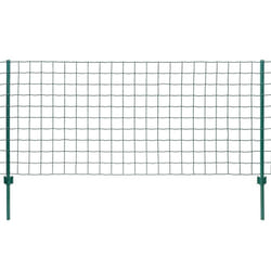 vidaXL Euro Fence Set 20x1.2m Steel Green Outdoor Garden Patio Wire Mesh Panel