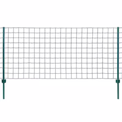 vidaXL Euro Fence Set 20x1.5m Steel Green Outdoor Garden Patio Wire Mesh Panel