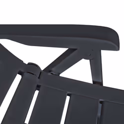 VidaXL 43897 outdoor chair Terrace Plastic Anthracite - Additional view 7