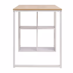 vidaXL Writing Desk Oak and White Home Office Computer Study Table Furniture - Additional view 4