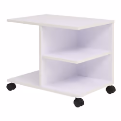 VidaXL 245724, White, 4 shelves, Wood, Wood, 5 kg, 30 kg