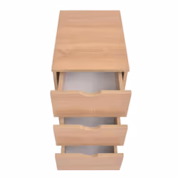 vidaXL Drawer Unit Oak Home Storage Cabinet Organiser Nightstand Furniture