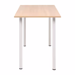 vidaXL Dining Table Oak and White Home Indoor Kitchen Dinner Desk Furniture - Additional view 2
