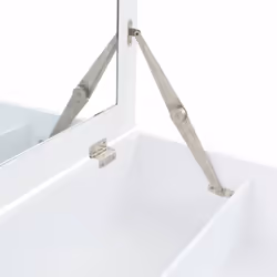 vidaXL Dressing Table with Mirror MDF 60x40x75cm Makeup Vanity Desk Furniture - Additional view 6