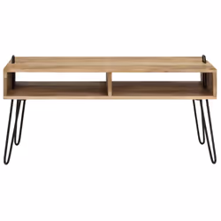vidaXL Solid Mango Wood Coffee Table 100x60x45cm Living Room Furniture Stand