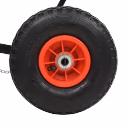 vidaXL Manual Snowplough with Wheels 100x44cm Lawn Snow Blower Shovel Removal