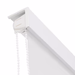 vidaXL Shower Curtain Roller Blind 80x240cm White Bathroom Accessory Divider