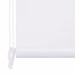 vidaXL Shower Curtain Roller Blind 140x240cm White Bathroom Accessory Divider - Additional view 2