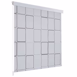 vidaXL Shower Curtain Roller Blind 160x240cm Square Bathroom Divider Panel