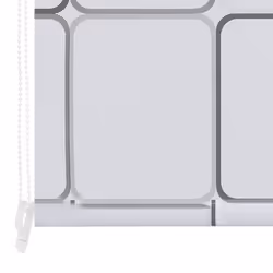 vidaXL Shower Curtain Roller Blind 160x240cm Square Bathroom Divider Panel - Additional view 4
