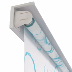 vidaXL Shower Curtain Roller Blind White Home Bathroom Divider Privacy Screen - 80 x 240 cm - Additional view 2
