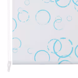 vidaXL Shower Curtain Roller Blind White Home Bathroom Divider Privacy Screen - 80 x 240 cm - Additional view 3
