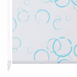 vidaXL Shower Curtain Roller Blind 100x240cm Bubble Bathroom Divider Panel