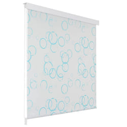 vidaXL Shower Curtain Roller Blind 120x240cm Bubble Bathroom Divider Panel