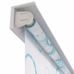 vidaXL Shower Curtain Roller Blind 120x240cm Bubble Bathroom Divider Panel