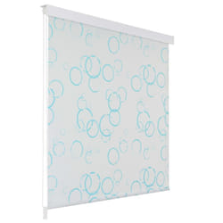 vidaXL Shower Curtain Roller Blind 160x240cm Bubble Bathroom Divider Panel