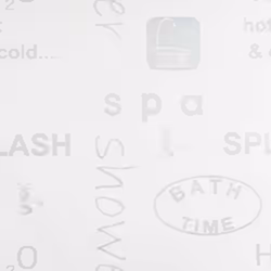 vidaXL Shower Curtain Roller Blind 100x240cm Splash Bathroom Divider Panel - Additional view 4