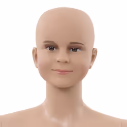 vidaXL Full Body Child Mannequin with Glass Base Beige 140cm Display Dummy - Additional view 6