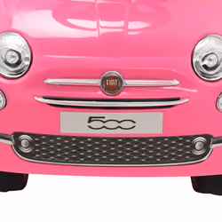 vidaXL Ride-on Car Fiat 500 Children Toy Car Kids Riding Toy Training Vehicle - pink - Additional view 4