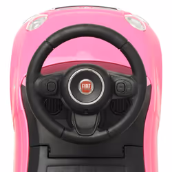 vidaXL Ride-on Car Fiat 500 Children Toy Car Kids Riding Toy Training Vehicle - pink - Additional view 5