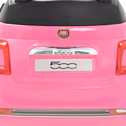 vidaXL Ride-on Car Fiat 500 Children Toy Car Kids Riding Toy Training Vehicle - pink - Additional view 7