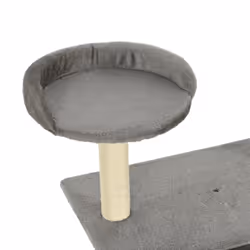 vidaXL Cat Tree with Sisal Scratching Posts 95cm Grey Kitten Playhouse Tower