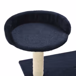 vidaXL Cat Tree with Sisal Scratching Posts 95cm Dark Blue Kitten Playhouse