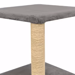 vidaXL Cat Tree with Sisal Scratching Post 55cm Grey Kitten Playhouse Tower - Additional view 5