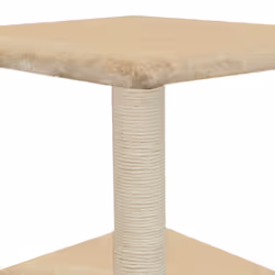 vidaXL Cat Tree with Sisal Scratching Post 55cm Beige Kitten Playhouse Tower - Additional view 5