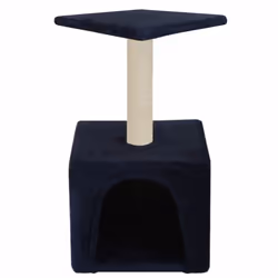 vidaXL Cat Tree with Sisal Scratching Post 55cm Dark Blue Kitten Play Centre