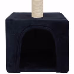 vidaXL Cat Tree with Sisal Scratching Post 55cm Dark Blue Kitten Play Centre - Additional view 5
