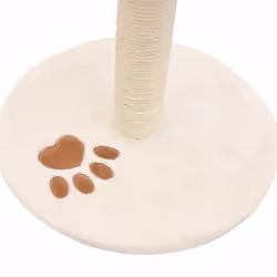 vidaXL Cat Tree with Sisal Scratching Post 40cm Beige Play Centre Furniture - Additional view 4