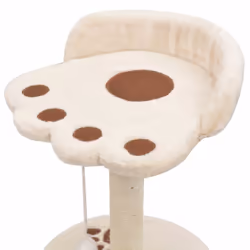 vidaXL Cat Tree with Sisal Scratching Post 40cm Beige and Brown Play Centre - Additional view 4