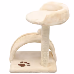vidaXL Cat Tree with Sisal Scratching Post 40cm Beige Play Centre Furniture