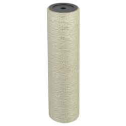 vidaXL Cat Scratching Post 8x30cm 10mm Beige Kitten Scratch Pole Stand Tree